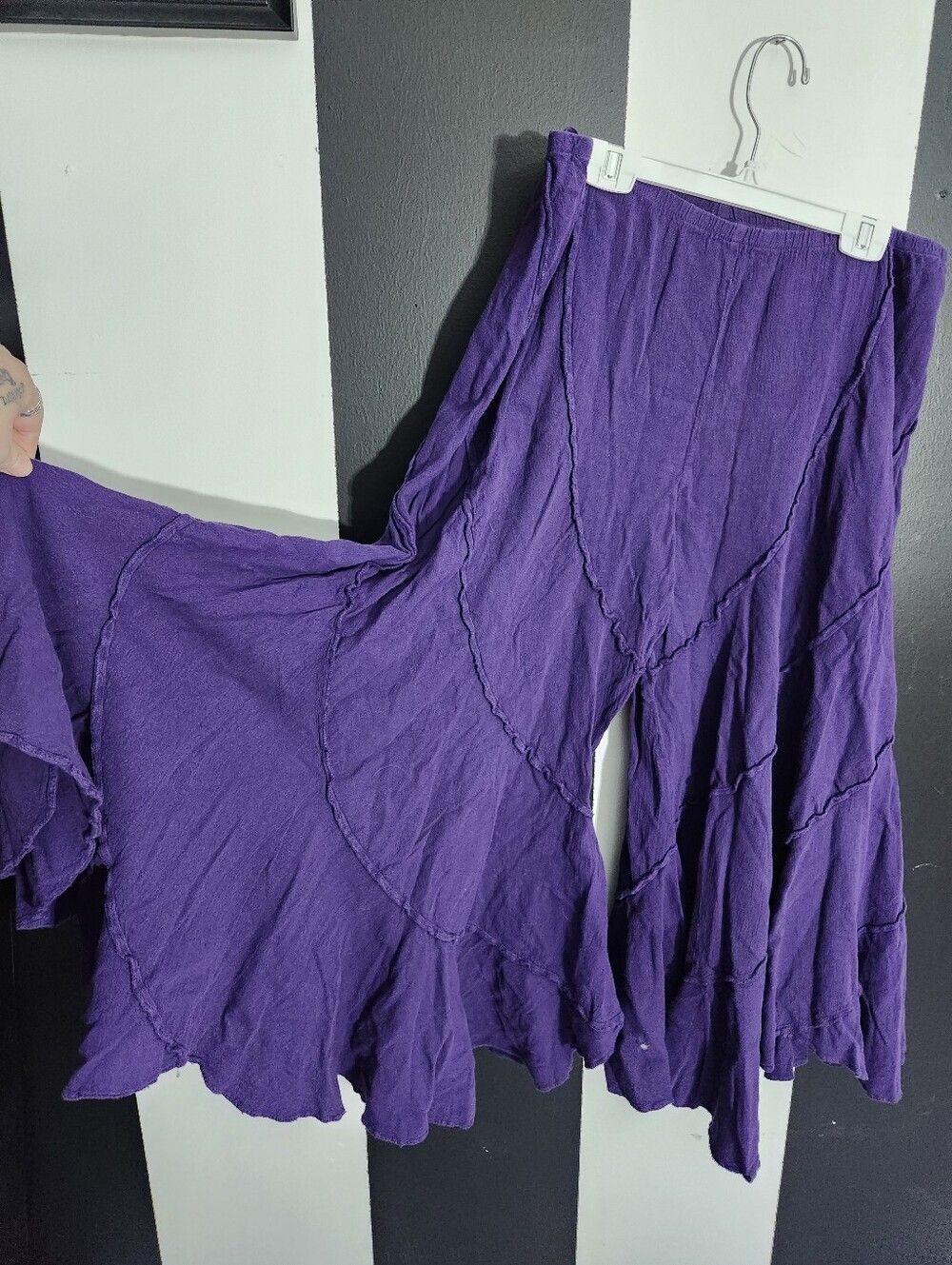 Super Flared Wide Leg Pants - Picture 4 of 5